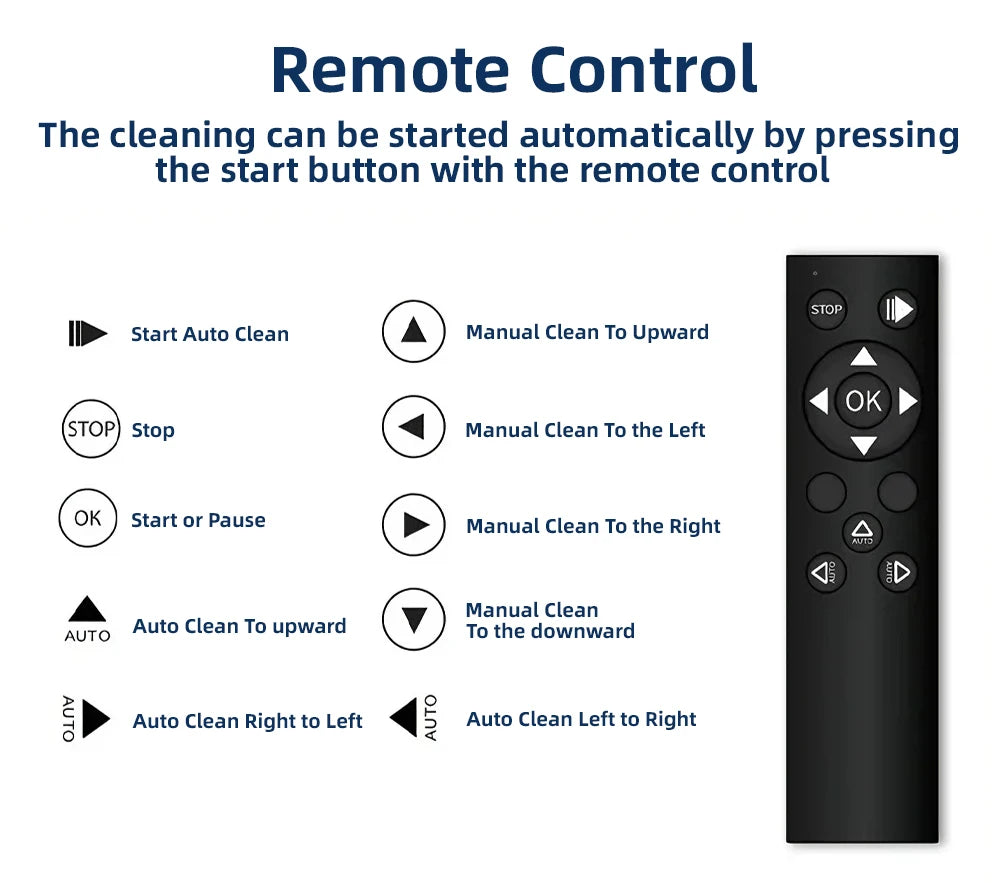 Window Vacuum Cleaning Robot Smart Window Glass Washer Electric Glass Limpiacristale Remote Control Automatic Window Cleaner