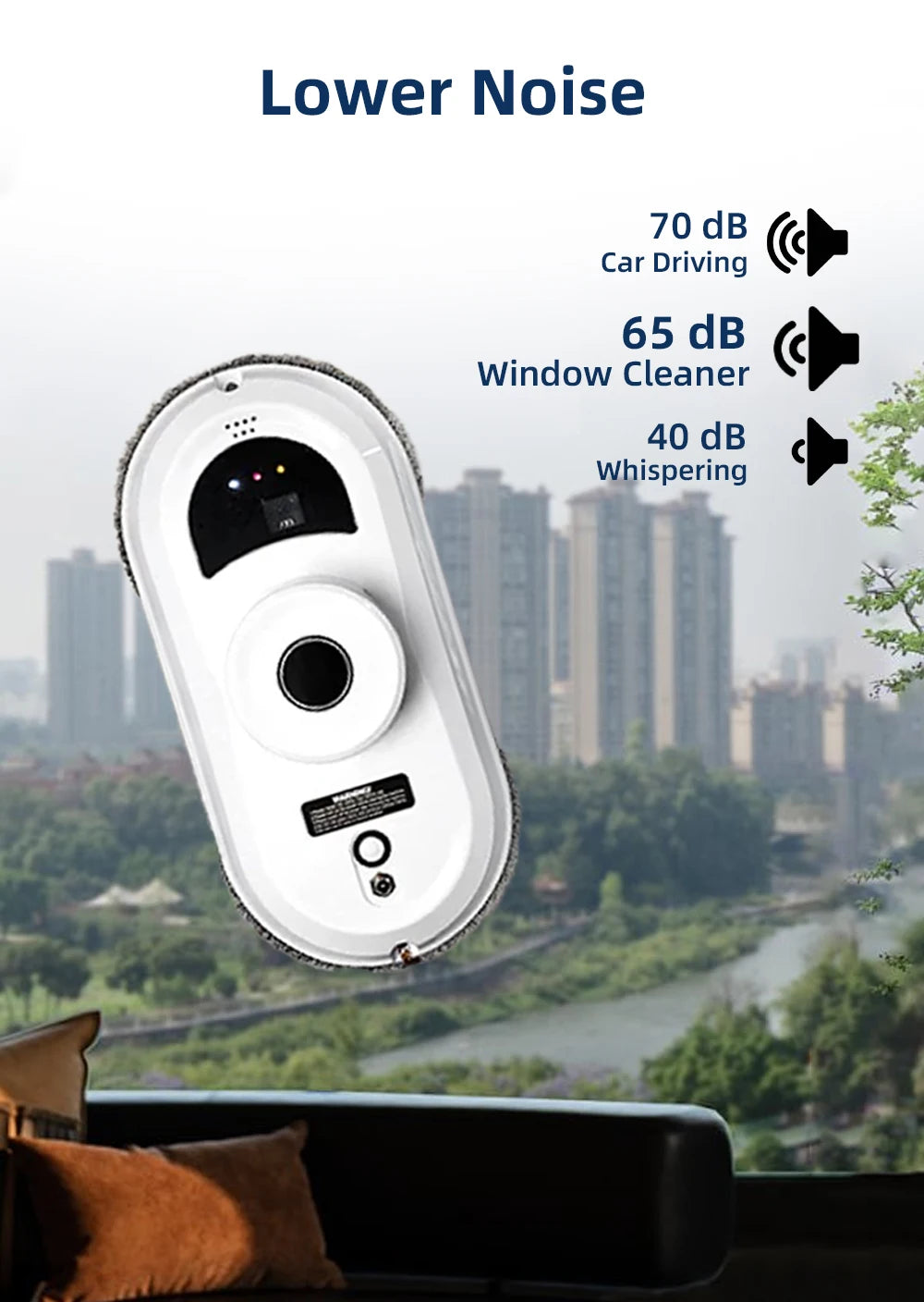 Window Vacuum Cleaning Robot Smart Window Glass Washer Electric Glass Limpiacristale Remote Control Automatic Window Cleaner